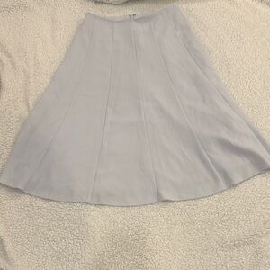 Ann Taylor Light Blue A-Line Skirt